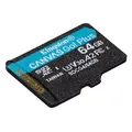 Kingston Canvas Go! Plus Gen4 64GB microSDXC Speicherkarte (200 MB/s, A2 U3) mit Adapter