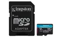 740617347890 Kingston Technology 64GB microSDXC Canvas Go Plus Gen4 200 MB/s A2