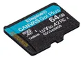 Kingston Canvas Go! Plus Gen4 64GB microSDXC Speicherkarte (200 MB/s, A2 U3) ...