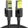 Ugreen Ethernet Kabel Cat 7, 10 Gbps, 3m, Schwarz