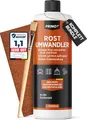 PRINOX Profi Rostumwandler 1000ml Set - Rostentferner u.a. für Auto und Fahrrad inkl. Schleifvlies & Pinsel - Entroster mit schneller Wirkung zum Entfernen von Rost - Lackierbereit