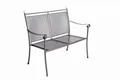 2er Set Royal Garden Excelsior Gartenbank Metall 110cm