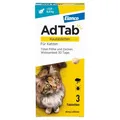 AdTab Kautabletten für Katzen über 2 bis 8 kg, 3 Kautabletten, PZN 18752723
