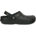 crocs Classic Lined Clog Schwarz / Schwarz Croslite/Textil : 48-49 : Normal Größe: 48-49 Weite: Normal - Schwarz - 48