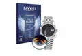 Savvies Displayschutzfolie Fullscreen Schutzfolie für Rolex Oyster Perpetual Datejust 36, 4 Stück, 4 Stück, Displayschutz Folie Fullcover Klar Transparent