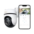 Tapo C530WS 360° Überwachungskamera Außen, 3K 5MP, Starlight Farbe Nachtsicht, KI-Erkennung, Bewegungsverfolgung, WLAN oder Ethernet, microSD-Karte bis zu 512 GB