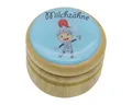 GICO Zahndose Milchzahndose Zahndose Milchzähne Holz 44 mm Ritter - 7024, Bilderdose für Jungen und Mädchen