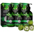 ALIVER Haarshampoo Shampoo Rizinusöl Kopfhaut Pflege Haarwachstum Vegan Aliver, 3-tlg., Vegan