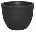 geli Thermo Plastic Pflanzkübel Rimini aus Kunststoff, Farbe:anthrazit;Durchmesser:40 cm