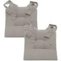 Magma Heimtexx Stuhlkissen, Taupe, Textil, Uni, Füllung: Polyurethan (Pur), 42x7x46 cm, Wohntextilien, Kissen, Sitzkissen