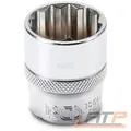 BGS STECKSCHLÜSSEL-EINSATZ RATSCHE ZWÖLFKANT SW 24mm ANTRIEB 12,5mm (1/2")