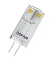 5er Pack OSRAM LED Lampe BASE PIN G4 12 V 0.9W 827 Clear G4 Warmweiss 4058075758