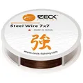 Zeck Fishing Vorfachschnur Zeck Steel Wire 7x7 3m - Stahlvorfach, 0.36 m Länge, 0.36 mm Fadendurchmesser, (3-St) 0.36 m