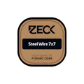 Zeck Angeln Raubfischvorfach Stahlvorfach Meterware - 7x7 Steel Wire 10,5kg 3m
