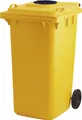 Container mit Glasrosette - Gelb