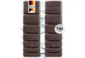 4rain Regentonne SLIM WOOD DECOR Wandtank-SET 700 L, darkwood