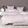 Janine 3912 Mako Seidensatin Wendebettwäsche modernclassic 80x80 cm kreiderose