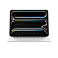 Apple iPad Magic Keyboard Case für das 11'' iPad Pro (M4) für angenehmes Tippen, integriertes Trackpad, Reihe mit Funktionstasten, Spanisch - Weiß ​​​​​​​