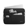 Omnpak Laptop Tasche Hülle Kompatibel mit Neu 13-Zoll MacBook Air M4/M3/M2/M1,MacBook Pro 13 M2/M1,Polsterung, Mehrfachfächer,Wasserabweisende Laptoptasche mit Tragegriff