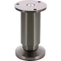 Wagner Möbelfuß Ø 3 cm Länge 10 cm - 11,5 cm Edelstahl-Optik