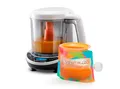 Baby Brezza Babynahrungszubereiter, 400 W, Dampfgart & püriert automatisch für frische Babynahrung