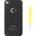 OEM Battery cover for iPhone 4s (Türkiye) black (Apple iPhone 4s) (25445048)
