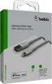 Belkin Lightning Lade/Sync Kabel 1m, ummantelt, mfi zert, weiß