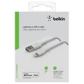 Belkin Lightning Lade/Sync Kabel 1m, ummantelt, mfi zert, weiß