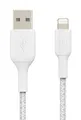 745883788736 Cable Braided USB-Lightning 1m White BELKIN