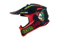 Broken Head Motocrosshelm Broken Head Motocross-Helm FreakZone Schwarz-Rot, Auffälliges Design