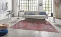 Nouristan Asmar Teppich – Wohnzimmerteppich Orient-Touch Detailiertes Muster Florales Kurflor Flachgewebe Teppich für Esszimmer, Wohnzimmer, Schlafzimmer – Orientalrot, 200x290cm