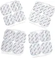 axion® 16 TENS-EMS Elektroden 4x4 cm - 2mm Stecker - Wiederverwendbare Klebe-Elektroden-Pads für Elektrostimulatoren - im Vorratspack - Ideal für nahezu alle Körperbereiche - Zert. Medizinprodukt