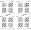 Axion Elektrodenpads passend zu Revitive, Prorelax, Promed, axion - 4x4cm, 16 St.,2mm Steckanschluss, selbstklebende Elektrodenpads