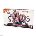 Dungeons & Lasers Riesige Kraken-Miniatur-Figur – großes 130 mm großes Modell mit malerischer Basis für die Verwendung mit DND- und 5E-kompatiblen RPG-Spielen – unlackiert und unmontiert