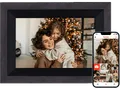 ROLLEI Smart Frame WiFi 105 mit App-Funktion Digitaler Bilderrahmen, 25,53 cm, 1200 x 1920p, Wooden Schwarz