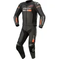 Alpinestars GP Force Chaser, Lederkombi 2tlg. - Schwarz/Neon-Rot - 58