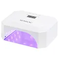 Semilac UV-LED-Lampe Diamond Collection 24W/48W – Nagellampe mit 4 Modi & Bewegungssensor, Display, für UV Lack & Gel