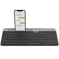 Slim Multi-device Wireless Keyboard Graphite, Nordic