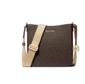 Michael Kors Kleine Umhängetasche aus Leder, Braun