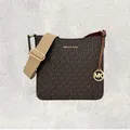 Michael Kors MK Tasche Umhängetasche Crossbody Jet Set Travel Braun Gold NEU