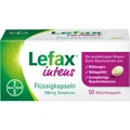 Lefax intens Kapseln | starke Blähungen und Völlegefühl | schnell und zuverlässig | lokale Wirkung – für Schwangere geeignet | 50 Stück