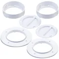Sichler 2er-Set Universal Abluft-Wandanschlüsse für Klimaanlagen, Ø 15 cm