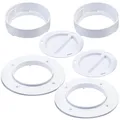 Sichler 2er-Set Universal Abluft-Wandanschlüsse für Klimaanlagen, Ø 15 cm