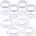 Sichler 4er-Set Universal Abluft-Wandanschlüsse für Klimaanlagen, Ø 15 cm