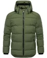 STONE HARBOUR Herren Winterjacke warme Steppjacke mit abnehmbarer Kapuze Gavriloo XX Pine Olive Gr. M