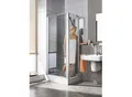 Kermi Seitenwand Ibiza 2000 TGD 0900x1850, silber mattglanz, ESG klar, I2TGD090181AK I2TGD090181AK