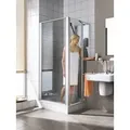 Kermi IBIZA 2000 Seitenwand geteilt beweglich I2 TGD 1850 BV: 870-900 Silber Mattglanz ESG klar