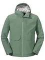 Schöffel Herren Jacket Lausanne M, Funktionsjacke mit Kapuze, wasserdichte, leichte Sommerjacke mit Pack-Away-Tasche, laurel wreath, 52