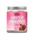 GymQueen Protein-Pancake Backmischung Double Chocolate 500g, Proteinreicher Pancake Mix, Pfannkuchen Pulver für deine Extraportion Eiweiss, schnelle und einfache Zubereitung, zuckerreduziert