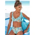 Sunseeker Bügel-Bikini-Top Suva, mit breiten Trägern blau 46